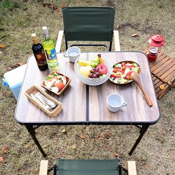 キャンプテーブル　折りたたみテーブル 90x65cm キャンプテーブル 折りたたみテーブル 90x65cm キャンプ用品 エックス