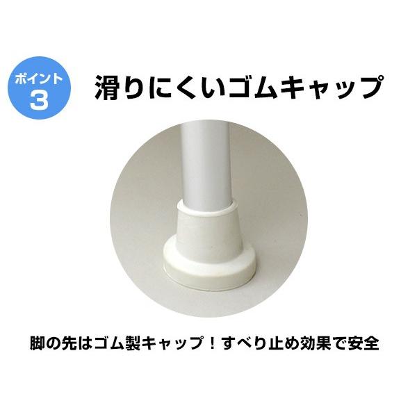 山善（YAMAZEN） シャワーチェア 肘付き 背付き 折りたたみ 高さ5段階