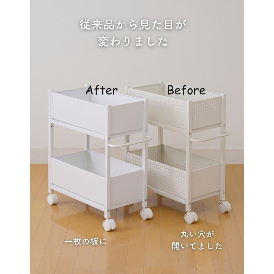 山善（YAMAZEN） 頑丈 収納ラック キャスター付き 奥行き76 高さ64.5