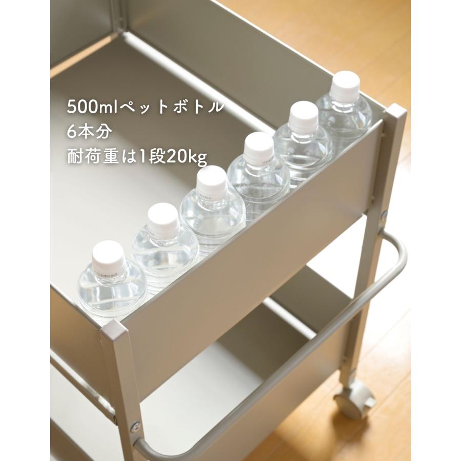 山善（YAMAZEN） 頑丈 収納ラック キャスター付き 奥行き76 高さ64.5