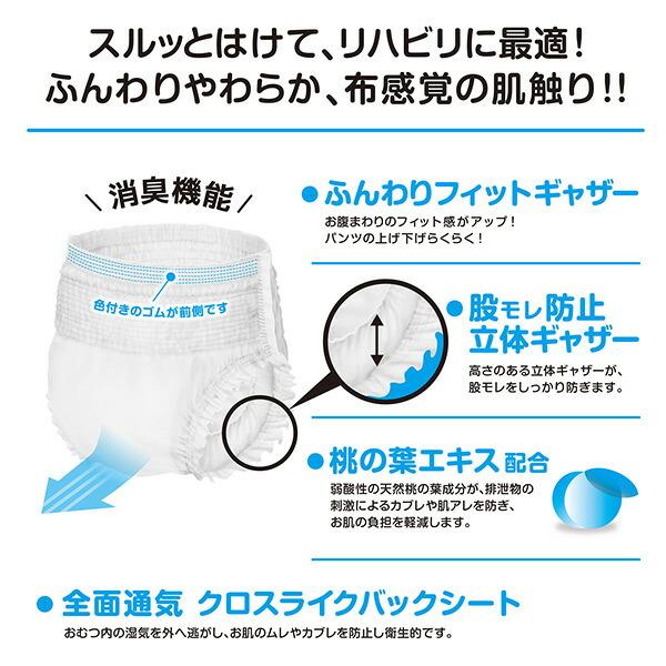 介護用紙おむつ１ケース　小さめM　32枚×3袋 母の日クーポン対象】うす型あんしんパンツ Mサイズ 1ケース（20枚入×4