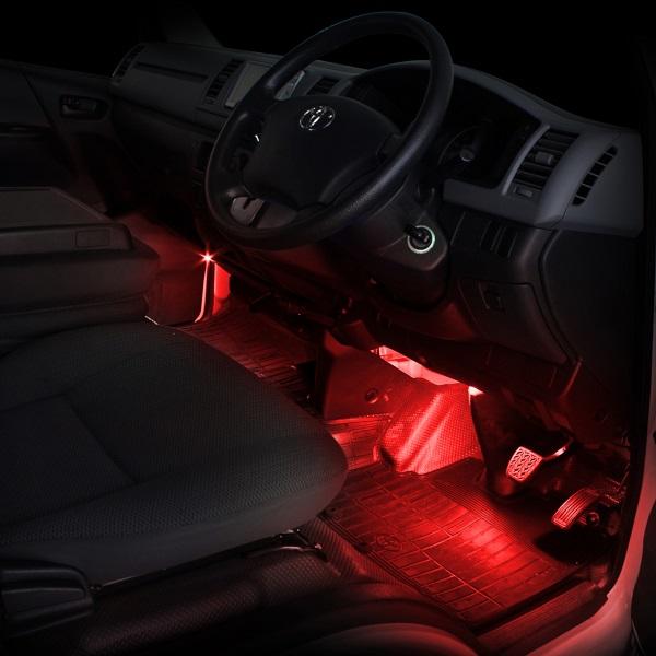 amon（エーモン） ハイエース(TRH200系/KDH200系) 専用 LED フット