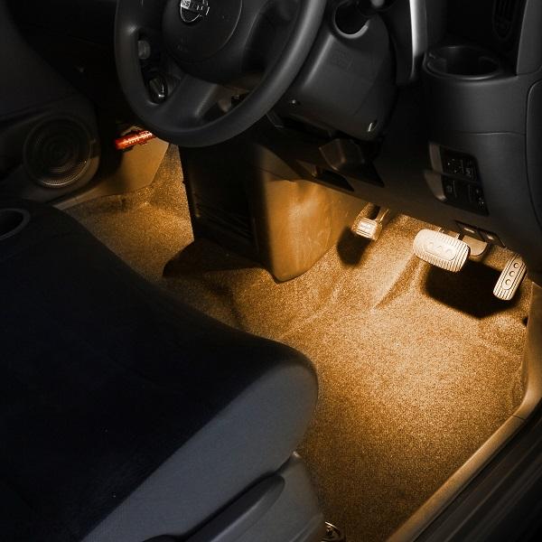 amon キューブ(Z12/NZ12) 専用 LED フットライト 車 フット