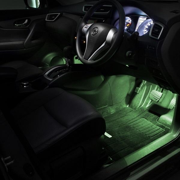 amon（エーモン） エクストレイル(T32/NT32) 専用 LED フットライト 車