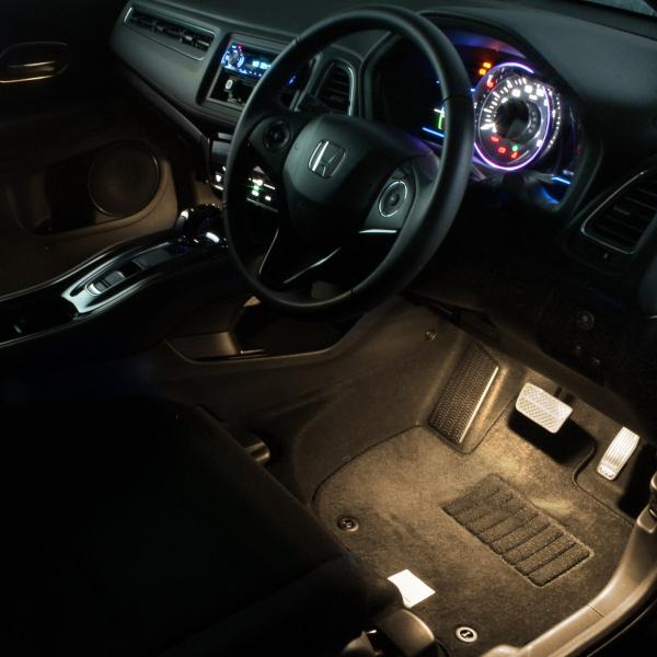 税込 ヴェゼル Ru系 専用 Led フットライト 車 フットライトキット フットランプ エーモン E くるまライフ カー用品 車内 ライト 車用品 Honda ホンダ Discoversvg Com
