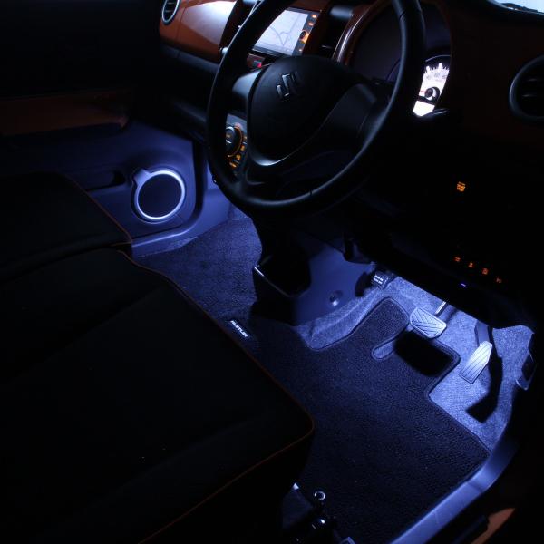ハスラー Mr31 専用 Led フットライト 車 フットライトキット フットランプ エーモン E くるまライフ カー用品 車内 ライト 車用品 Suzuki スズキ 2303 エーモン E くるまライフ 通販 Yahoo ショッピング
