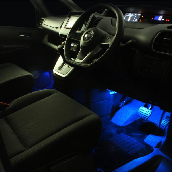 amon（エーモン） セレナ(C27系) 専用 LED フットライト 車 フット 