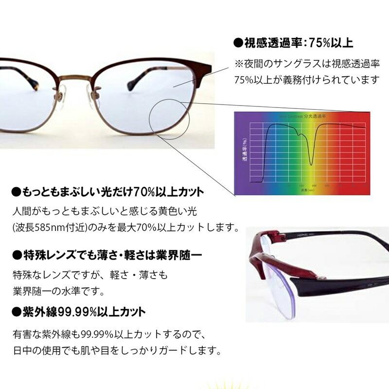 Sale 92 Off 夜間専用 サングラス ネオコントラスト 昼夜兼用 メンズ レディース 雨天 夜間 夜用 ナイト ドライブ Uvカット メガネ めがね 車 長距離 運転 適合 防眩 夜 見 Sportingoutlook Com