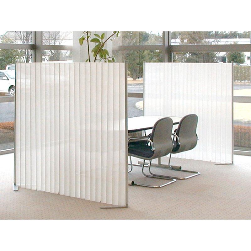 折りたたみパーテーション高さ2.4m長さ1-2m 陳列台 組立不要 持ち運び可能 トヨダプロダクツ クロスパーテーション ホワイト アコーディオン 簡易