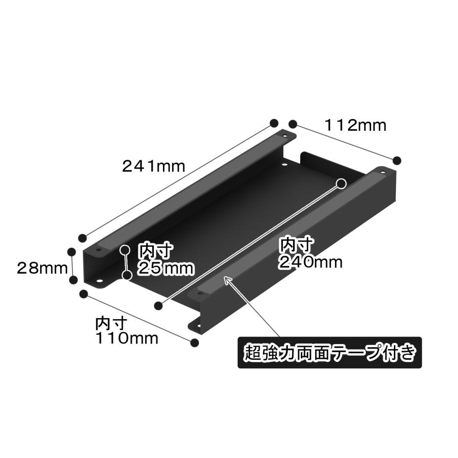 トヨダプロダクツ 伝票クリップボード入れ 伝票ホルダー 伝票用バインダー  テーブル下 UDH-1L｜e-life-products｜02