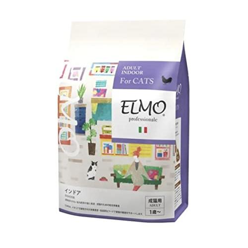 エルモ プロフェッショナーレ キャットフード インドア 400g ×1p 室内飼い猫用 高バランス栄養食 運動量の少な目な猫に