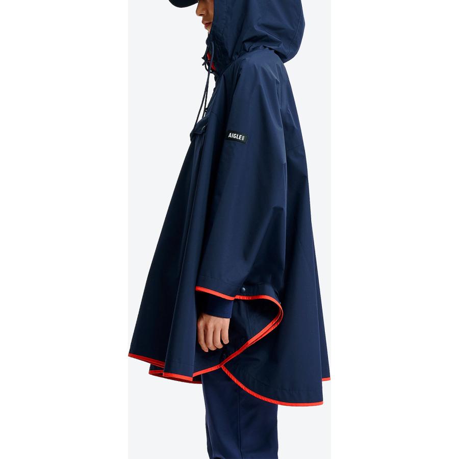 AIGLE（エーグル） 防水編み上げポンチョ ユニセックス レインウェア