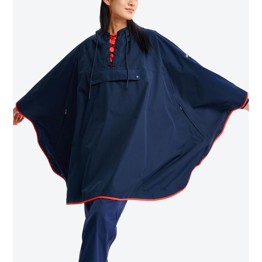 AIGLE（エーグル） 防水編み上げポンチョ ユニセックス レインウェア
