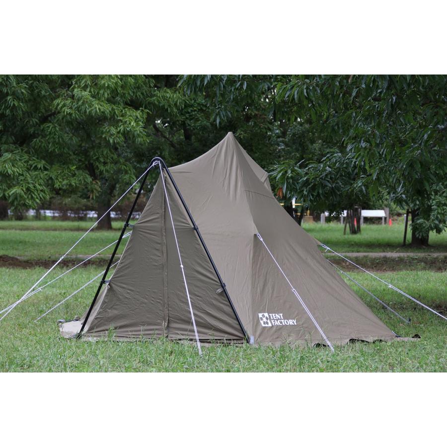 テントファクトリー TENT FACTORY HI-TC ワンポールテント 180V フライシート  TCP180VFS_5