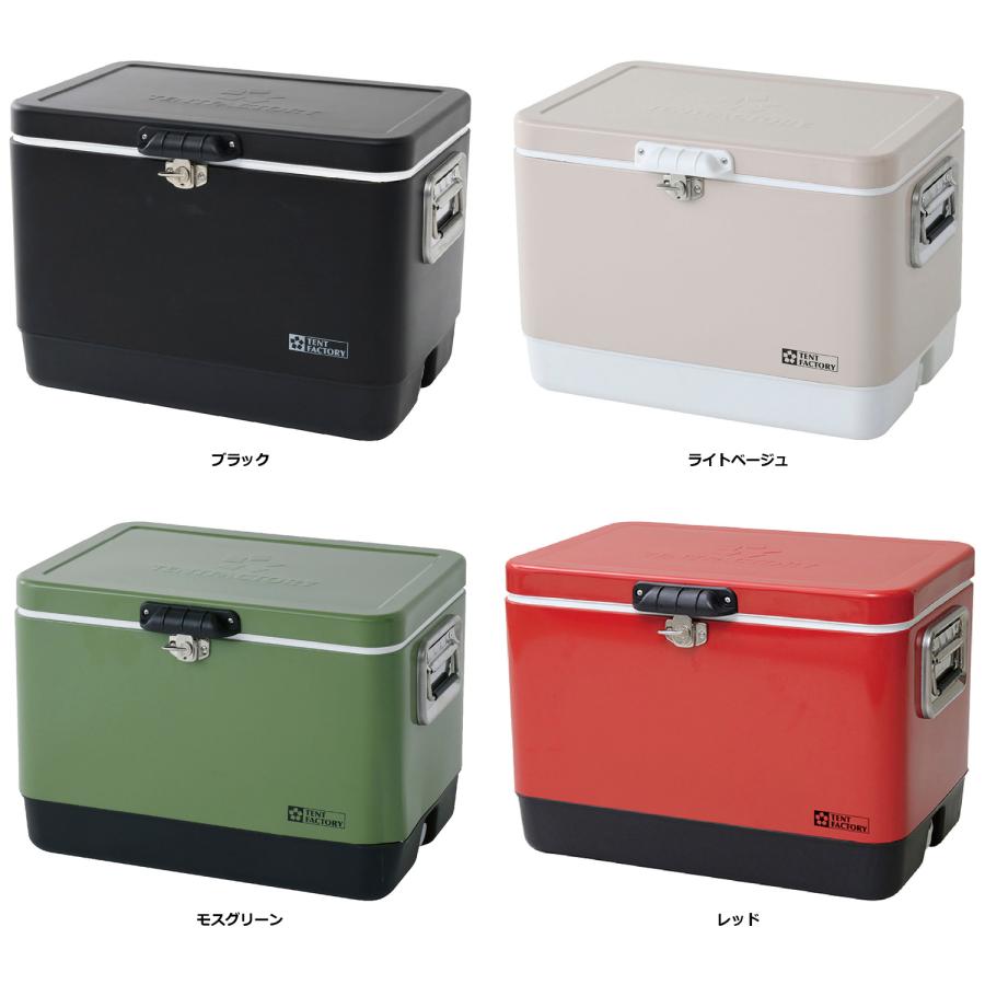 Coleman - テントファクトリー クーラーボックス メタルクーラー スチールボックス51L テントファクトリー TENT FACTORY メタルクーラースチールボックスL
