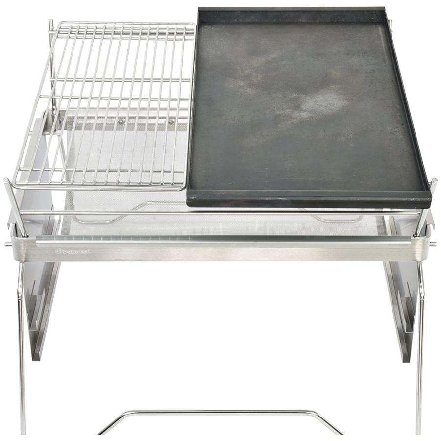 belmont（ベルモント） 焚き火台 TOKOBI 網とアイアンプレート側板付 BM-275 TOKOBI アイアンプレート(側板付き) – ベルモント オンライン