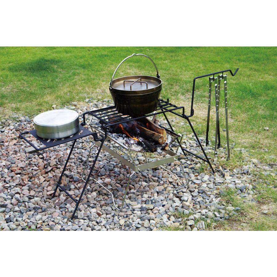 ベルモント belmont アウトドア アイアン焚火スタンド 収納ケース付