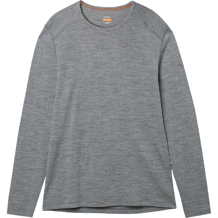 アイスブレーカーicebreaker メリノ 200 オアシス ロングスリーブ クルー メンズ 長袖 Tシャツ トップス インナー アンダーウェア 保温 シンプル 天然