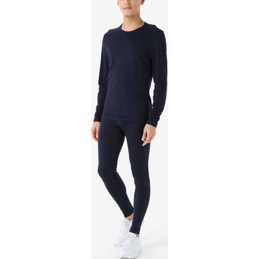 アイスブレーカーicebreaker メリノ 200 オアシス ロングスリーブ クルー メンズ 長袖 Tシャツ トップス インナー アンダーウェア 保温 シンプル 天然
