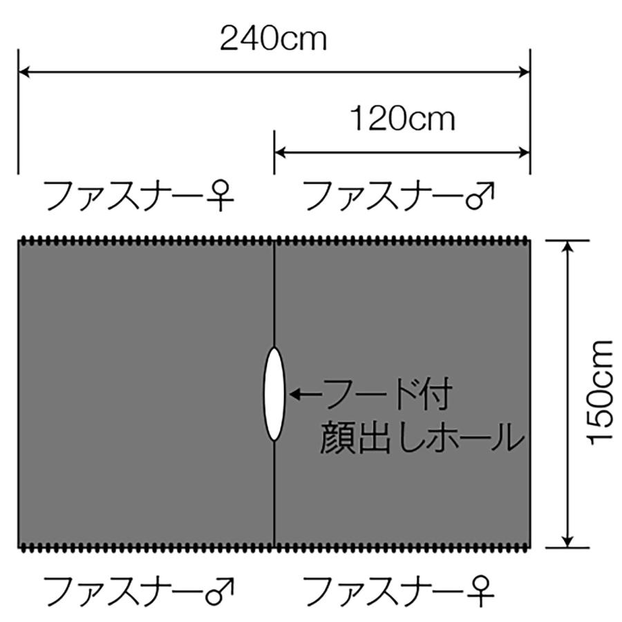 DUNLOP（ダンロップ） ダンロップテント DUNLOP ANACTOR遮光ポンチョ
