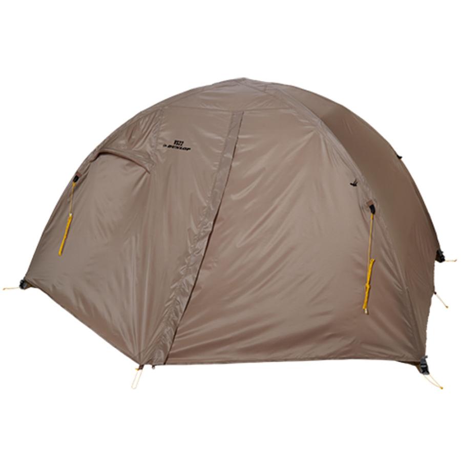 コンパクトアルパインテント VS-22 山岳テント 2人用 ブラウン DUNLOP ダンロップテント ダンロップ コンパクトアルパイン