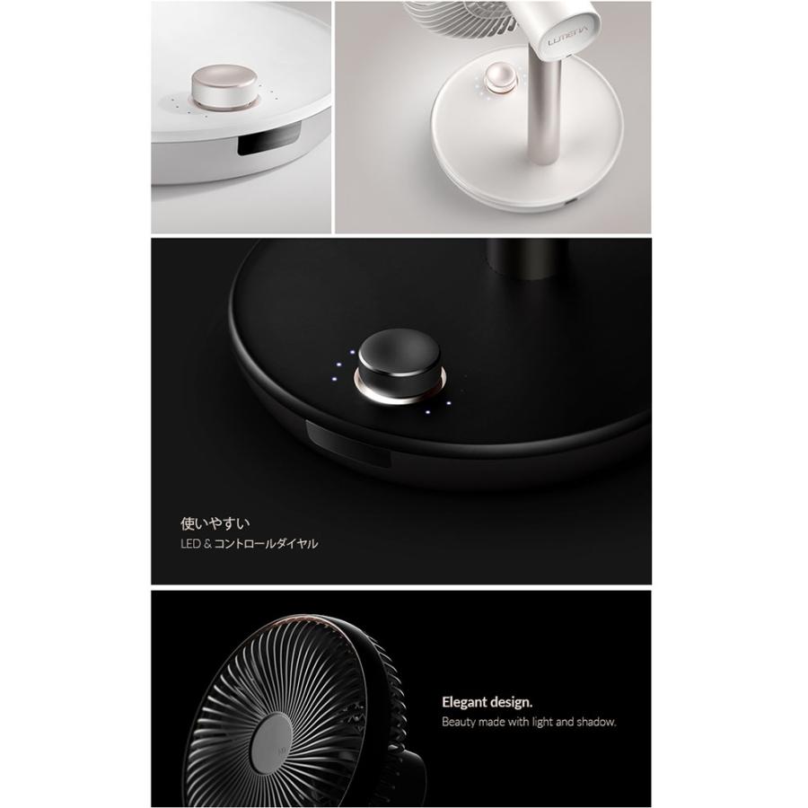 ルーメナー LUMENA FAN PRIME2ブラック 扇風機 風量 コンパクト
