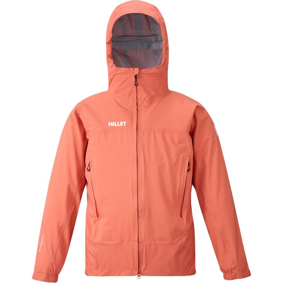 ミレー MILLET ティフォン ストレッチ ジャケット TYPHON ST JKT メンズ レインウェア 雨具 防水 フルジップ 防水透湿 軽量 登山 ハイキング トレッキ