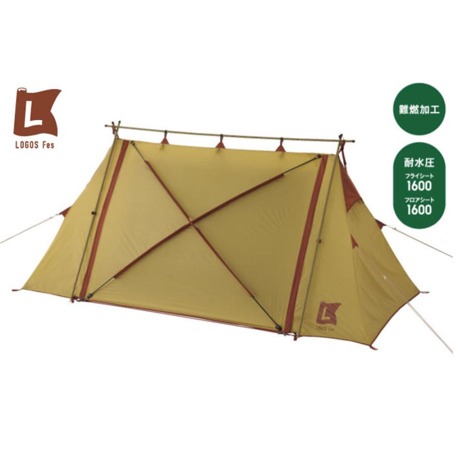 ロゴス LOGOS LOGOS Fes PANELラムダ&Lambda; DUO-BC テント 2人用 キャンプ フェス 防災 災害対策  71201131
