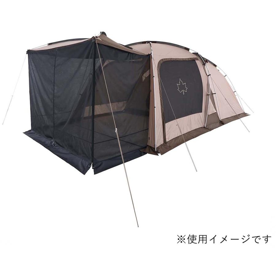 ロゴス LOGOS neos/Tradcanvasデビルブロックルーム ST-BC ドゥーブルXL用 メッシュ テントオプション スペース拡張 虫よけ 熱中症対策 紫外線 キャンの画像