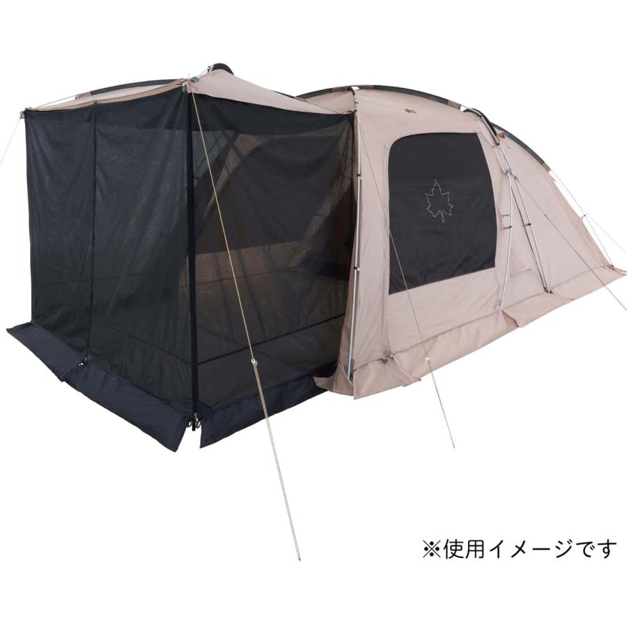 ロゴス LOGOS neos/Tradcanvasデビルブロックルーム ST-BC ドゥーブルXL用 メッシュ テントオプション スペース拡張 虫よけ 熱中症対策 紫外線 キャンの画像