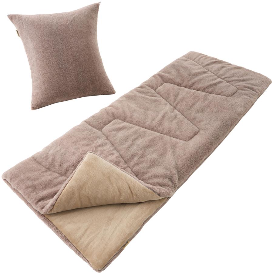 ロゴス LOGOS アウトドア 丸洗いラビットファータッチシュラフ 0 ブラウン 寝袋 寝具 封筒型 キャンプ テント 車中泊 連結 洗濯可能 親子 掛け布団 防災 台風対策 災害対策 敷布団  72600027 LOGOS（ロゴス） 丸洗いラビットファータッチシュラフ 0 ブラウン 寝袋