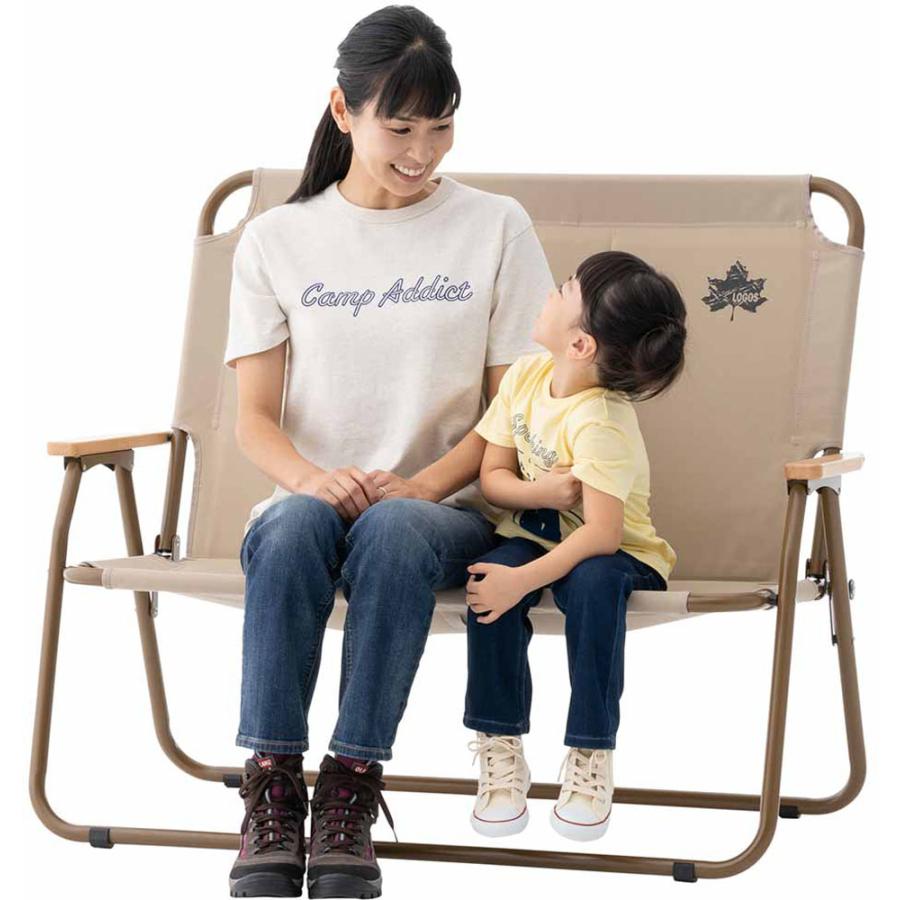 LOGOS アウトドアチェア 2個セット LOGOS（ロゴス） LOGOS Tradcanvas チェア for2 ハイバックタイプ 椅子