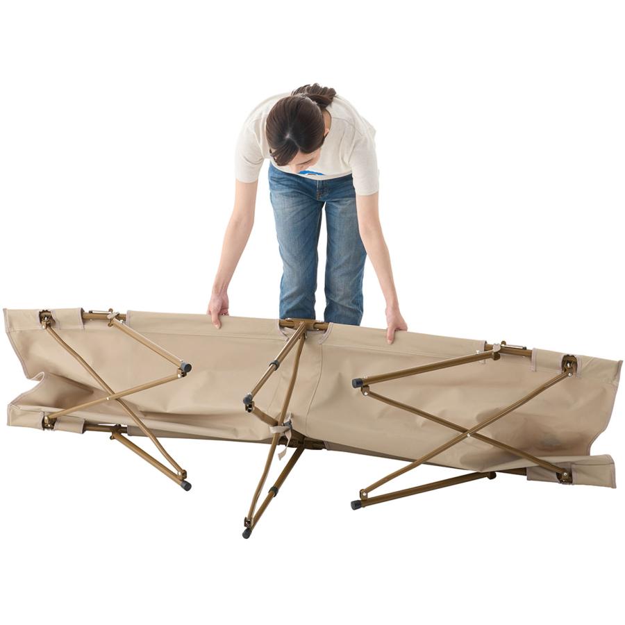 ロゴス LOGOS トラッドキャンバス Tradcanvas オートレッグコット SOLO キャンプ 登山 睡眠 快適 荷物置き パーツ レッグ コートパーツ ベッド 折りた | LOGOS | 04