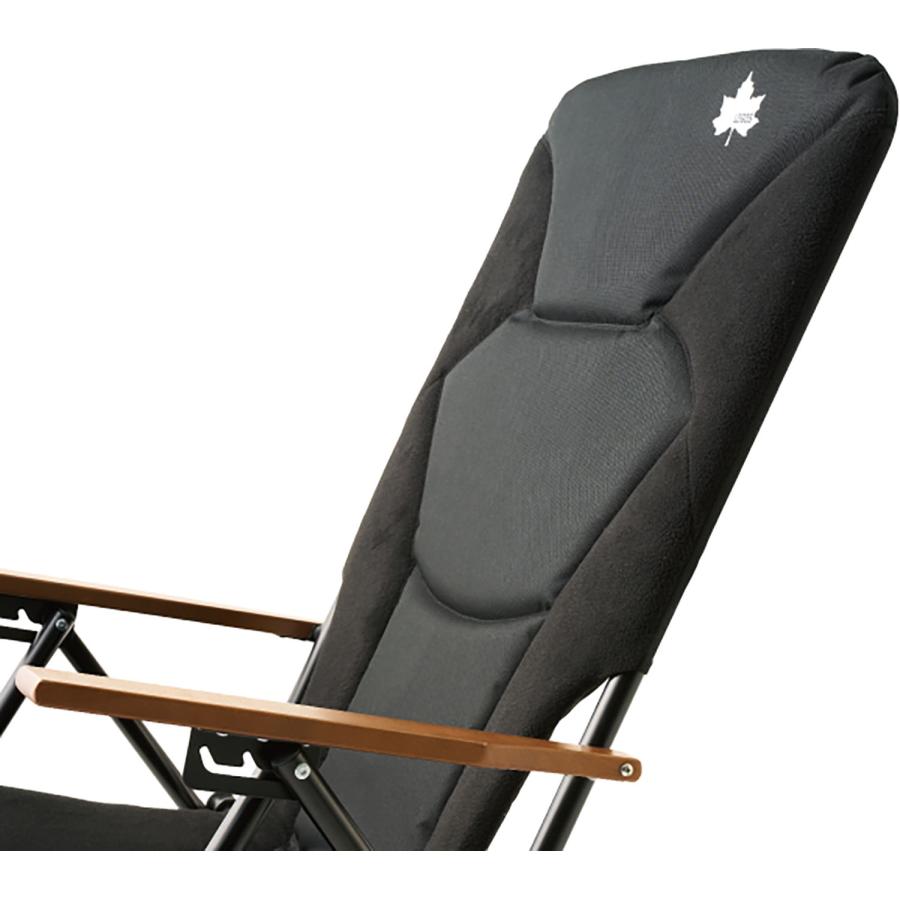 LOGOS（ロゴス） アジャスタスリークチェア ブラック チェア