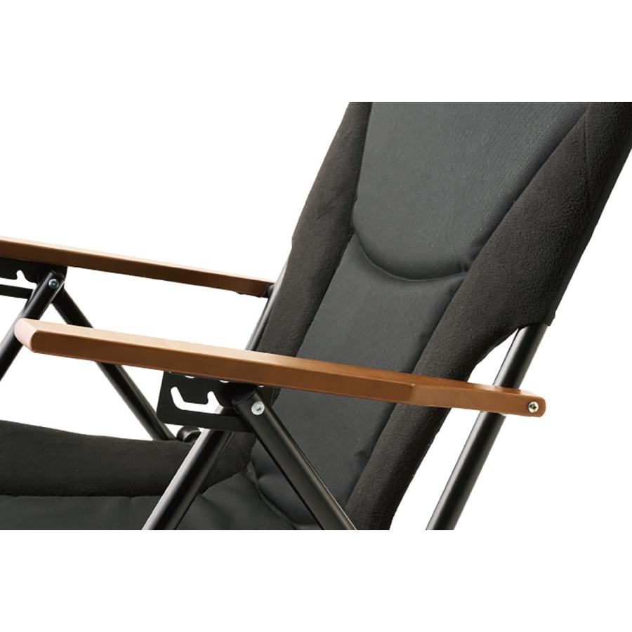 LOGOS（ロゴス） アジャスタスリークチェア ブラック チェア