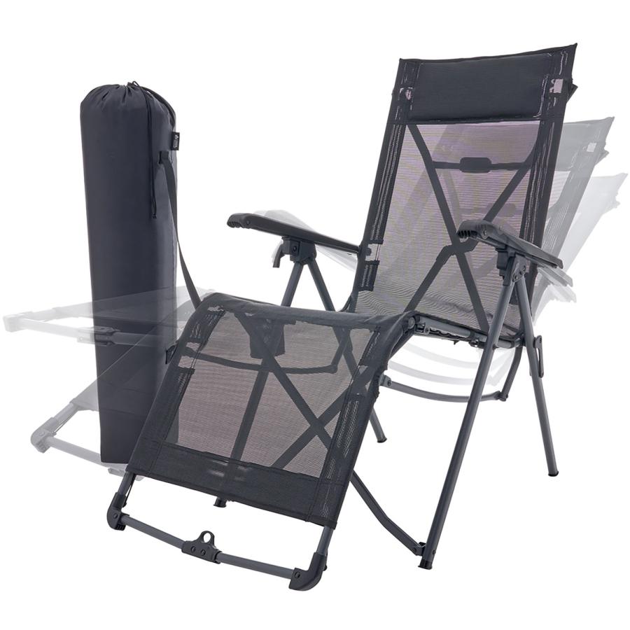 ロゴス LOGOS アウトドア テスリンリクライナー コンパクト 椅子 キャンプ サウナ 収納可 バーベキュー 折りたたみ椅子 携帯 チェアー キャンプチェア リラックス リクライニング いす  73331201 LOGOS（ロゴス） テスリンリクライナー コンパクト 椅子 キャンプ
