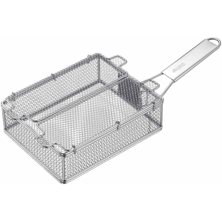 物品 ロゴス Logos 炭火もも焼き器 キャンプ バーベキュー クッキング 焼き鳥 網 炭火焼 手持ち