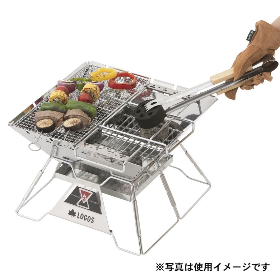 LOGOS（ロゴス） ピラミッドSPネット L オプション 焼き網 ハーフ