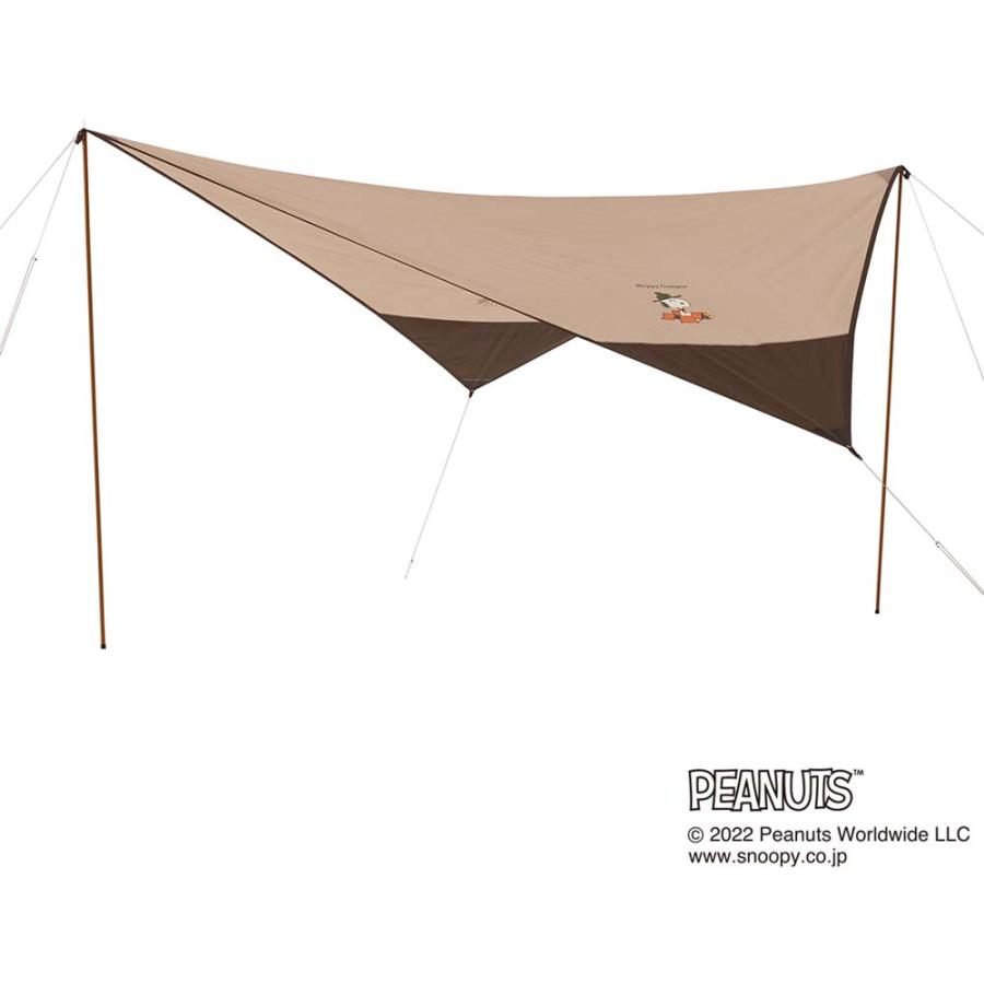 ロゴス LOGOS スヌーピー SNOOPY ウィングタープセット−BB キャンプ タープ テント 耐風性 収納バッグ付き 折り :LGS