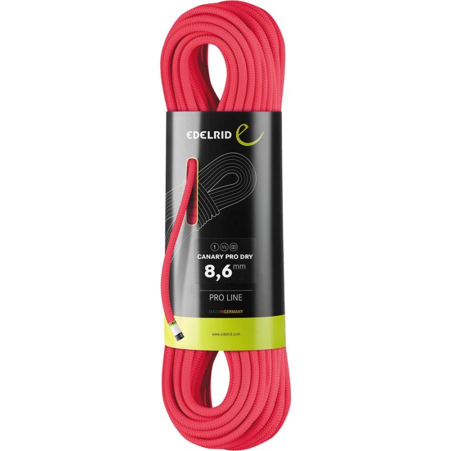 エーデルリッド　クライミングロープ エーデルリッド EDELRID カナリープロドライ 70m Canary Pro Dry