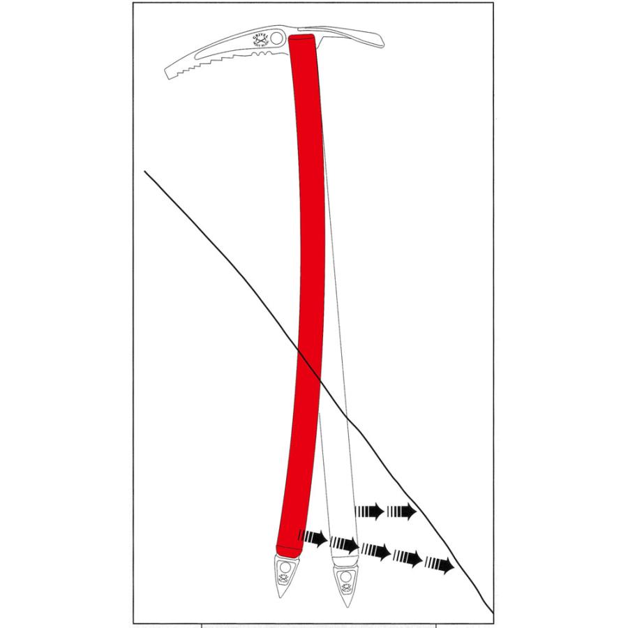 グリベル Grivel ネパールsaプラス 期間限定特別価格 66cm ピッケル アイスクライミング 雪山 登山 ツール 道具 クライミング