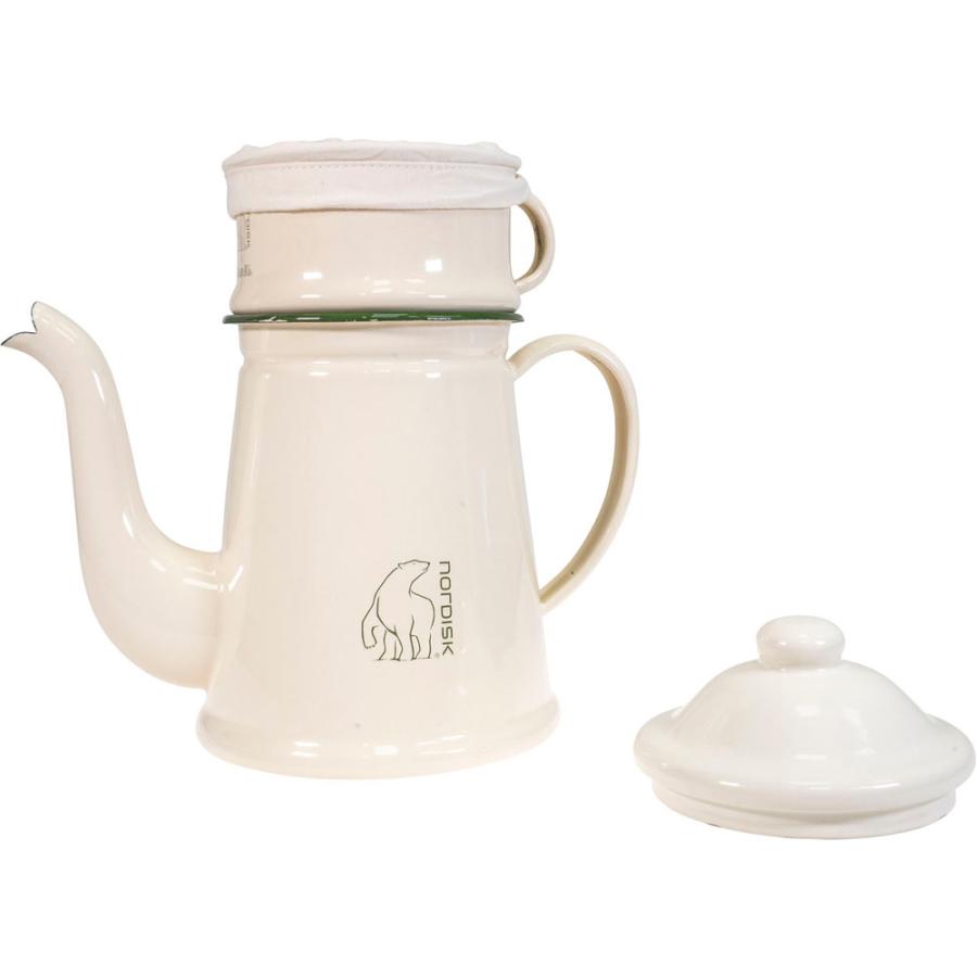 新品　Nordisk ノルディスクホーロー コーヒーポット クリーム NORDISK（ノルディスク） 【国内正規品】MADAM BLA COFFEE POT Cream