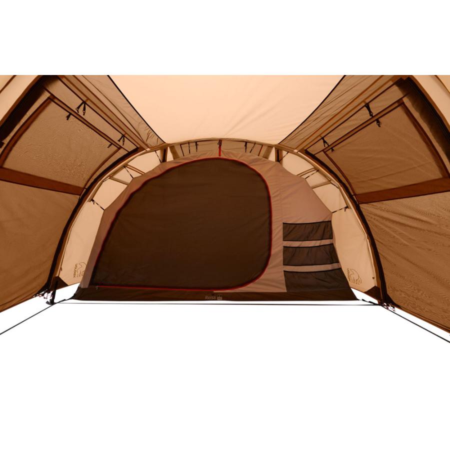 ノルディスク Nordisk 【国内正規品】レイサ4 PU カシュ― 4人用 Reisa4PU Cashew キャンプ テント 2ルーム ファミリー 防災 災害 避難 庭 簡単 設営 軽い 家族 | NORDISK | 07