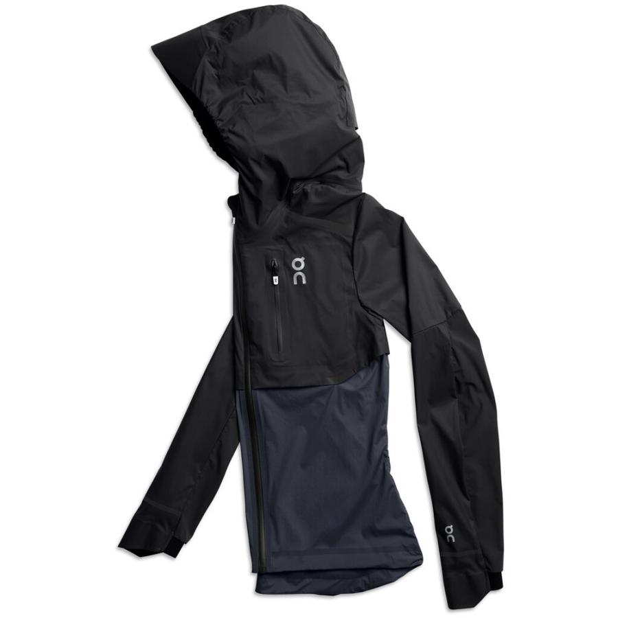 ウィメンズ On Weather Jacket XS ブラック/ネイビー オン