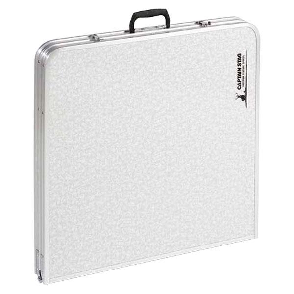 キャプテンスタッグ CAPTAIN STAG ラフォーレアルミツーウェイテーブル アジャスター付 〈M〉120×60cm  UC0510の画像