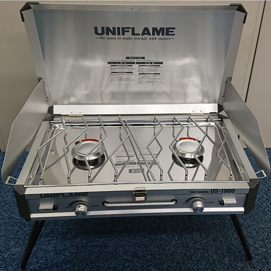 ユニフレーム　UNIFLAME　US-1900 Amazon.co.jp: ユニフレーム ツインバーナー US-1900 シルバー