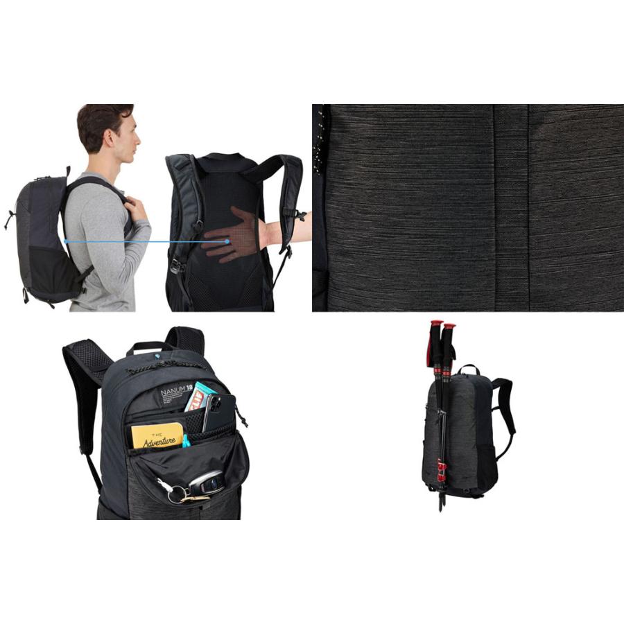 THULE（スーリー） THULE 18リットル ブラック Nanum 18L Black メンズ 