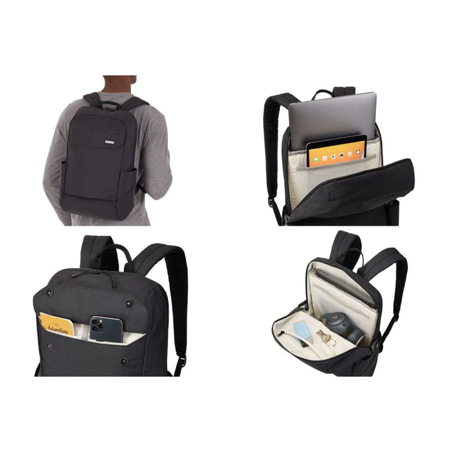 スーリー THULE バックパック 20リットル ブラック Lithos Backpack