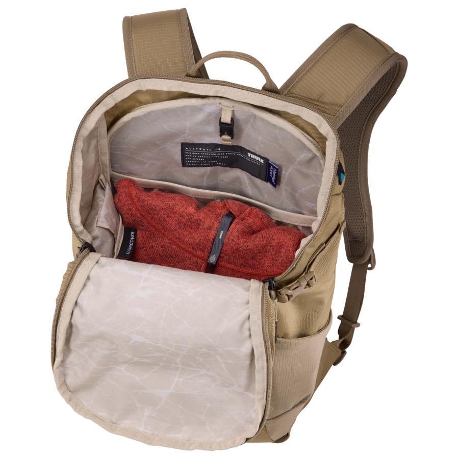 スーリー THULE AllTrail Daypack 18L Faded Khaki メンズ レディース バックパック リュック デイパック トレッキング 登山 レインカバー付き   3205087の画像