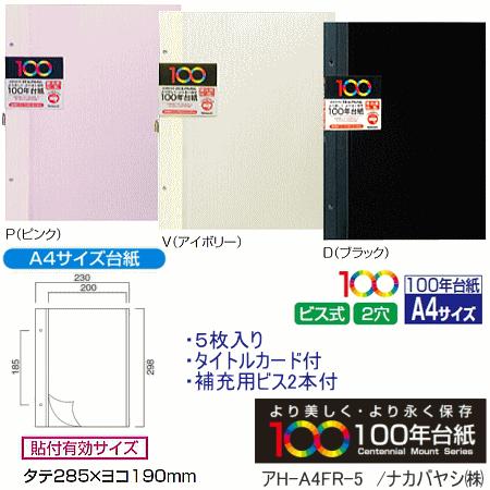 100年台紙　フリー替台紙　A4サイズ｜e-maejimu